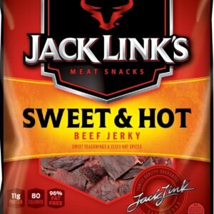 Jack Link's Meat Snacks Beef Jerky, Sweet and Hot, 81g