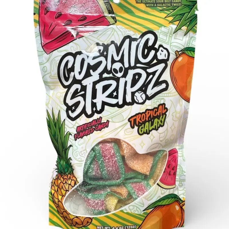 Cosmic Stripz Sour Belt Candy - Tropical Galaxy