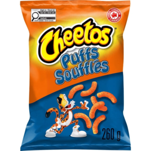 Cheetos Puffs Cheese Flavoured Snacks — 260 g