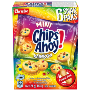 CHIPS AHOY! Mini Rainbow Snack Pack — 144 g