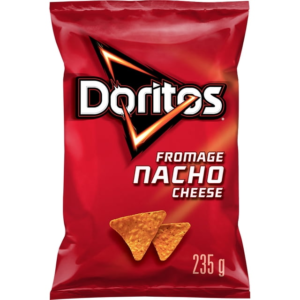 Doritos Nacho Cheese Flavoured Tortilla Chips — 235 g