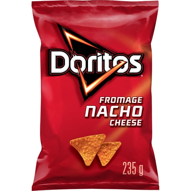 Doritos Nacho Cheese Flavoured Tortilla Chips — 235 g